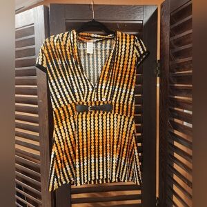 Ice Vanilla 00s Polka Dot Top